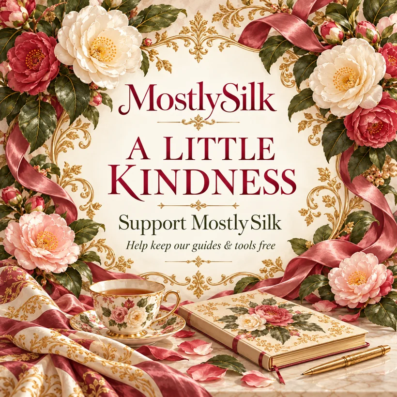 MostlySilk: A Little Kindness. Support MostlySilk and help keep our guides and tools free.